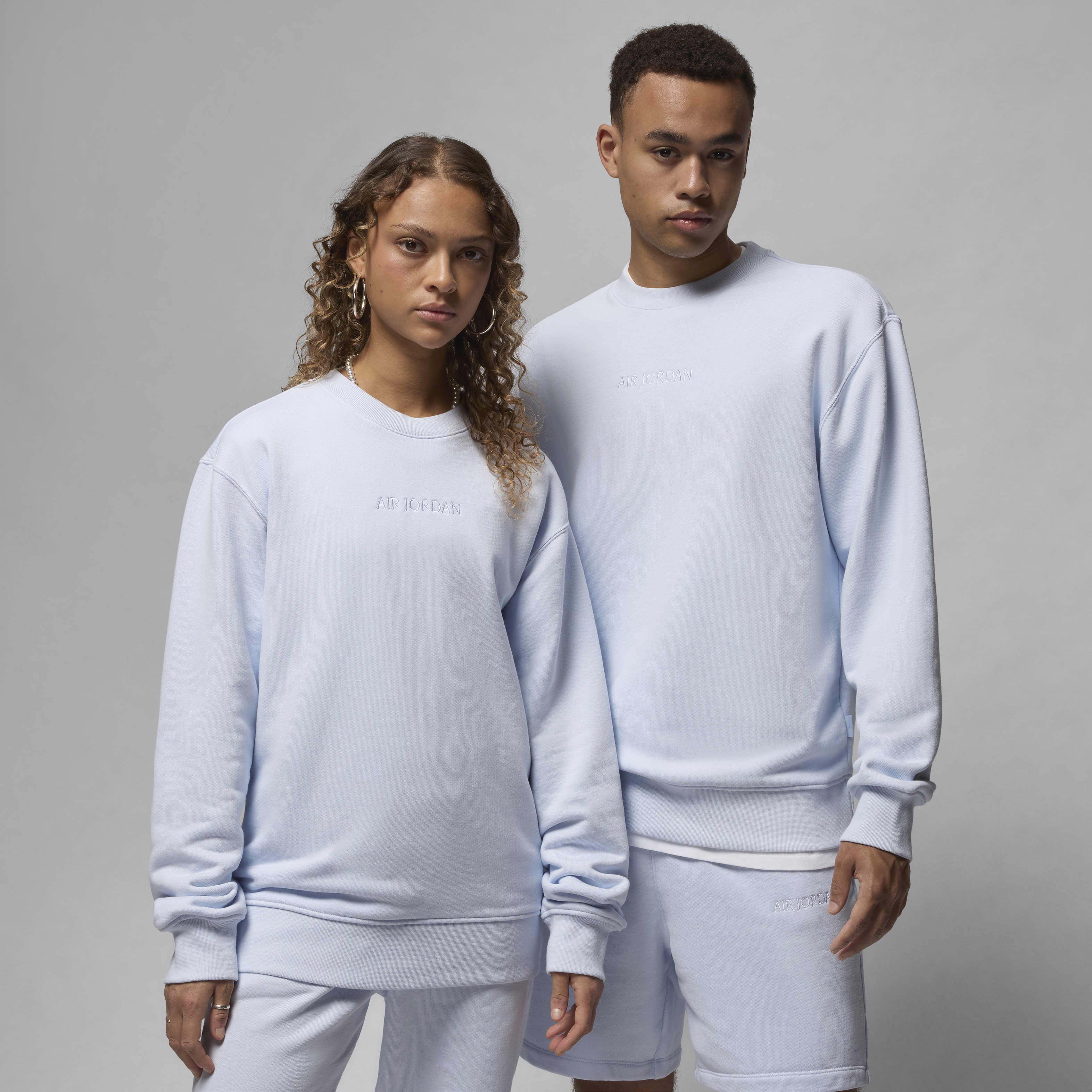 Nike Air Jordan Wordmark Men s Fleece Crew Neck Sweatshirt King s Cross